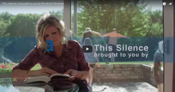 This silence is brought to you by Minnkota Windows